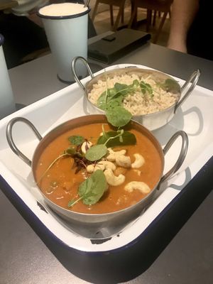 Thai curry at HappyFood by YogaHub in Dublin