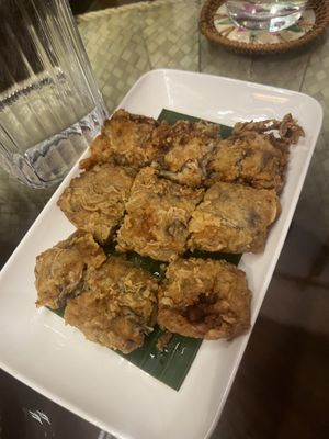 Vegan pork   at Reunion Cafe Luang Prabang in Luang Prabang