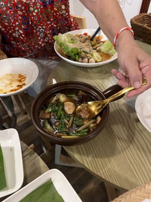Our meal  at Reunion Cafe Luang Prabang in Luang Prabang