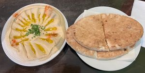 Hummus & Pitta at Jaffa Restaurant in Preston