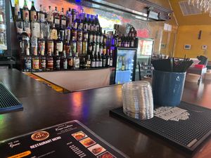 bar area at Hurry For Curry in Louisville