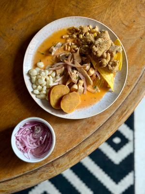 Ceviche Carretillero at Yuyito Cevichería Vegana in Lima