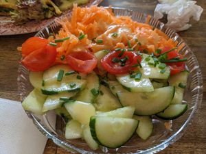 Side salad at Zum Spätzle in Hamburg