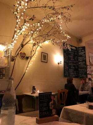Inside the restaurant at Zum Spätzle in Hamburg