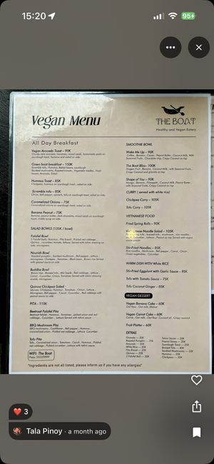   at The Boat - Healthy and Vegan Eatery in Hoa Lu