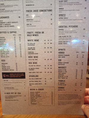 Drinks at DXB - Giraffe World Kitchen- T3 in Dubai