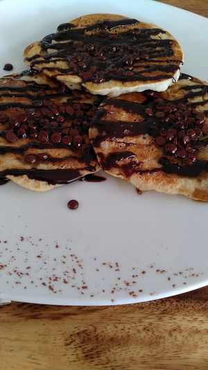 Puncakes (not really tasty though) at Wild Beets in Ibiza