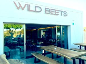 Exterior. LOVE the wood work. at Wild Beets in Ibiza