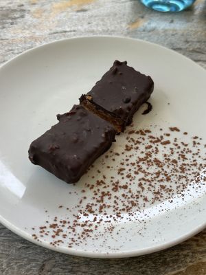 Vegan snickers bar  at Wild Beets in Ibiza