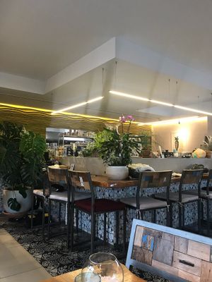 Kitchen area at Wild Beets in Ibiza