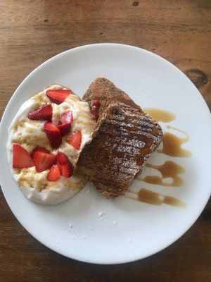 French toast  at Wild Beets in Ibiza