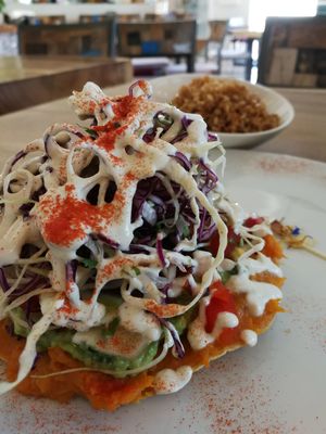 Quesadilla at Wild Beets in Ibiza