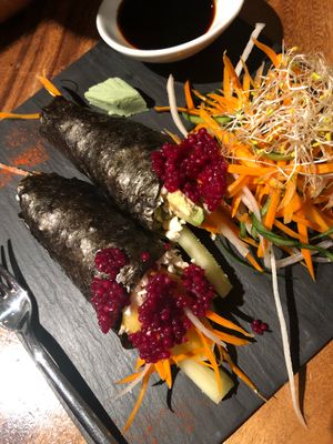 Sushimi at Wild Beets in Ibiza