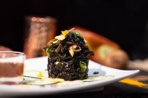 Wild harvested Galician Seaweed Salad at Wild Beets in Ibiza