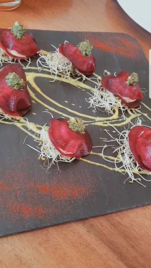 Ravioli at Wild Beets in Ibiza