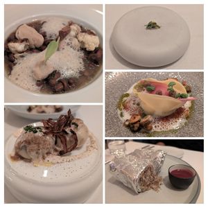 Last savory courses at Marktkuche in Zurich