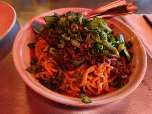 Dan dan mian at Blue Willow Seattle  in Seattle