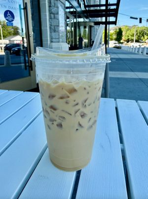 Iced Vanilla Latte at Summit Coffee Brookhaven in Atlanta