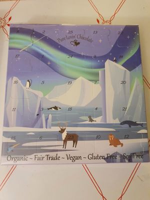 Advent calendar at Pure Lovin' Chocolate in Victoria