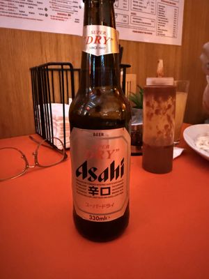 Japanese Asahi Beer  at Ronin Berlin  in Berlin