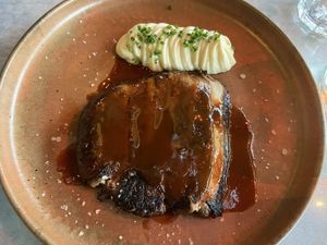 Lion’s mane steak: tasty and meaty  at Mr Watson in Amsterdam