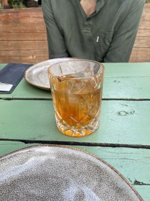 Mushroom old fashioned  at Mr Watson in Amsterdam