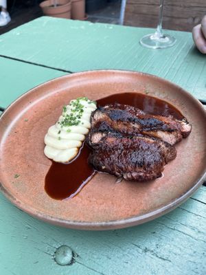 Lions mane steak   at Mr Watson in Amsterdam