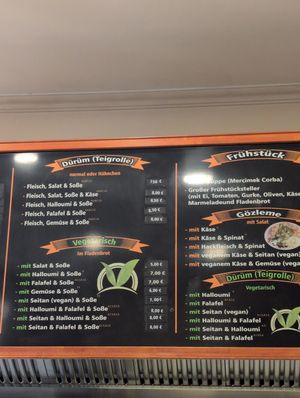 Vegan kebab and dürum at Sesam Grill  in Sachsen