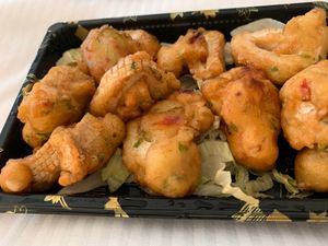 ‘Calamari  at Kuan-Yin Vegetarian in Brisbane