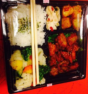 Bento  at Kuan-Yin Vegetarian in Brisbane