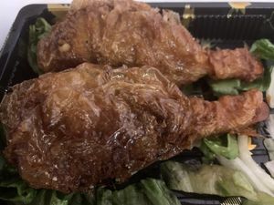 Vegan drumsticks. Not bad    at Kuan-Yin Vegetarian in Brisbane