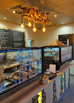 Vitrine  at Café im Dorf in Gummersbach