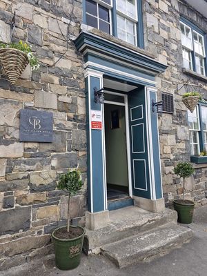 Front door at The Green Bear Guesthouse  in Rhayader