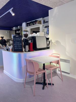 Colorful atmosphere  at Little Big cafe Rouen in Rouen