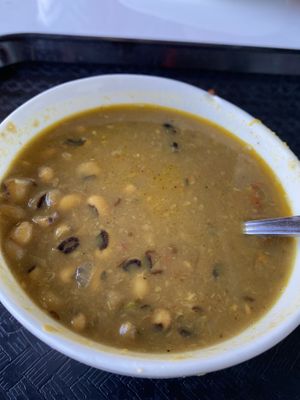 Split pea soup. Best soup I’ve ever eaten!! at Baagan in San Ramon