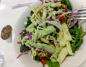 Vegan burrito bowl at Baagan in San Ramon