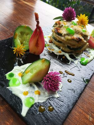 Millefoglie Vegan at In Gattaia Vegan Home Restaurant in Genoa