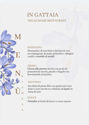   at In Gattaia Vegan Home Restaurant in Genoa