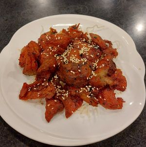 Vegetarian Barbeque Pork 蜜汁叉燒 at Liza Veggies 麗姐廚房 - Wan Chai in Hong Kong Island