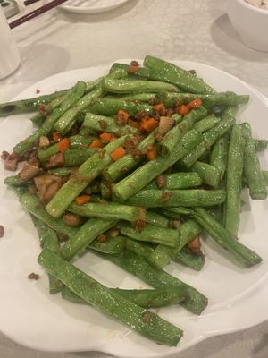 Stir fried green beans  at Liza Veggies 麗姐廚房 - Wan Chai in Hong Kong Island