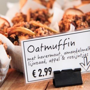 Healthy vegan Oatmuffins... Onder de Leidingstraat, Strijp-S Eindhoven at Coffeelab in Eindhoven