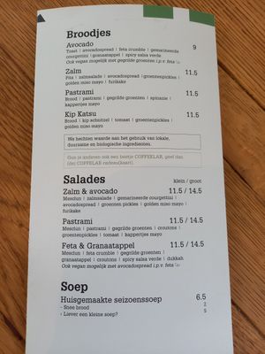 More vegan options please! at Coffeelab in Eindhoven
