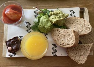 Vegan breakfast platter  at Coffeelab in Eindhoven