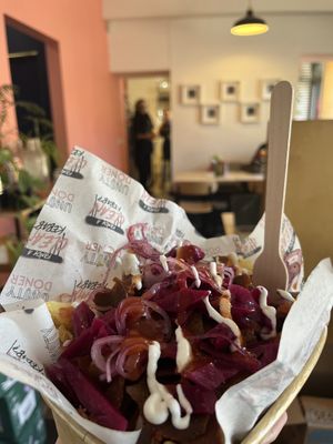 Loaded Wedges Döner 🥔  at Unity Doner in Edinburgh