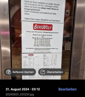  at Bergwolf in Munich