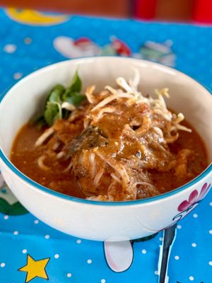 Chinese noodles at Hundred years Vegetarian Foods in Ubon Ratchathani