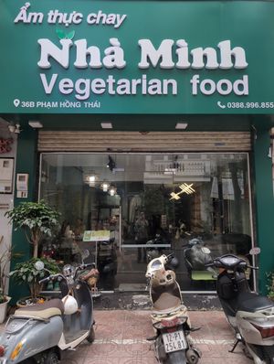 Front at Ẩm thực chay Nhà Mình -  Our Home Vegetarian Cuisine in Hanoi