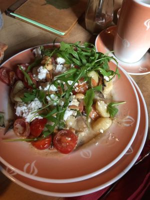 Gnocchi (vegetarian) at brennNessel in Dresden