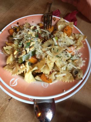 Pasta (vegetarian) at brennNessel in Dresden