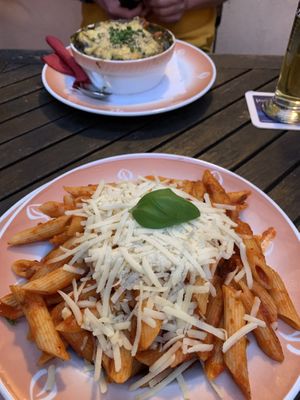 Penne Arrabiata at brennNessel in Dresden